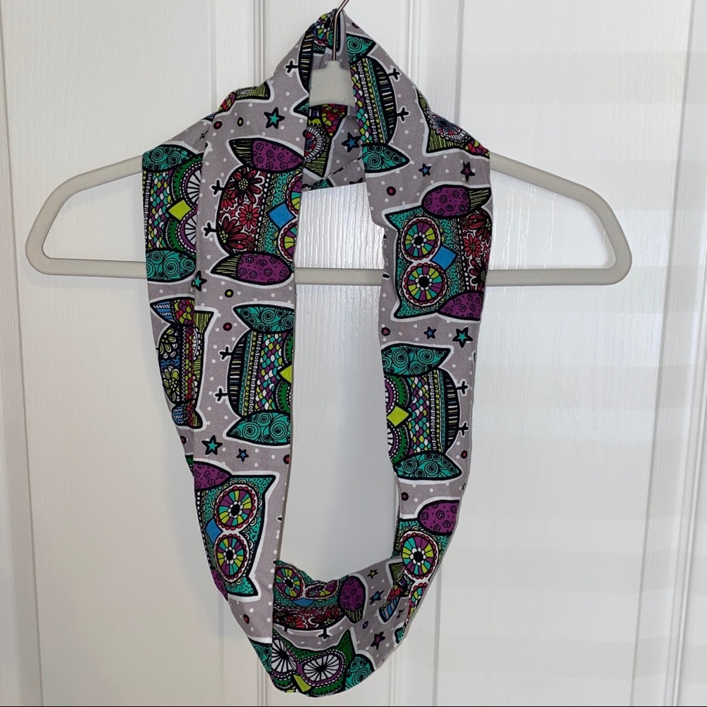 Owl Infinity Scarf - Picture 2 of 3